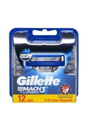 Mach 3 Turbo 12'li Yedek Tıraş Bıçağı