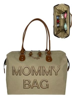 Mommy Bag 3d Anne Bebek Bakım Çantası - Vizon