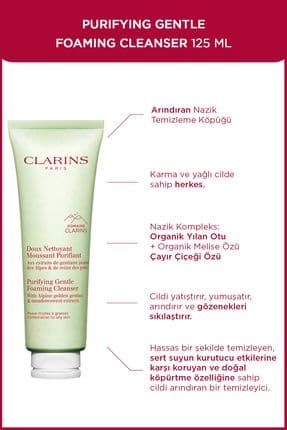 PURIFYING GENTLE FOAMING CLEANSER 125 ml - Normalden Kuruya Dönük Ciltler için Temizleyici