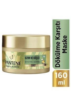 Saç Bakım Maskesi Uzun Ve Güçlü, Keratin Koruyucu, Dökülme Karşıtı, Bambu + Biyotin 160 Ml