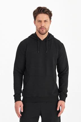 Erkek Kapüşonlu Mevsimlik Sweatshirt
