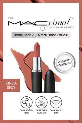 M·a·cxımal Silky Matte Lipstick Nemlendirme Etkili Yoğun Renk Sağlayan Ruj - Kinda Sexy