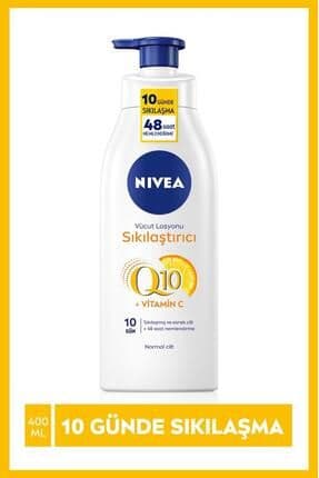 Q10 Sıkılaştırıcı Vücut Losyonu 400ml, 10 Günde Sıkılaş, C Vitamini, Nemlendirici, Normal Ciltler