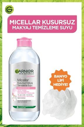 Micellar Kusursuz Makyaj Temizleme Suyu 400 ml + Duş Lifi Hediyeli