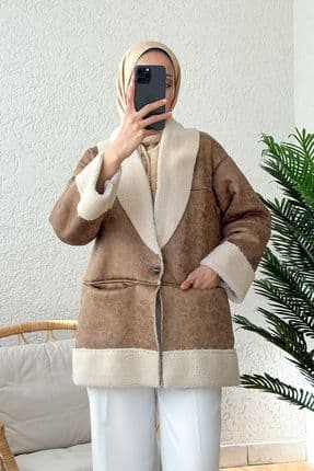 61652 İçi Peluşlu Kısa Mont - TABA
