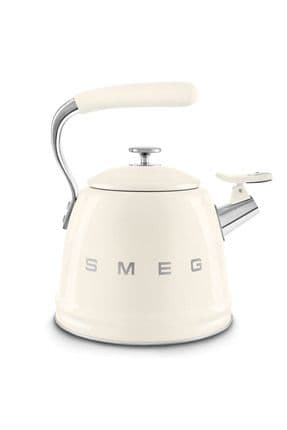 50's Style Krem Set Üstü Düdüklü Kettle 2.3 Lt