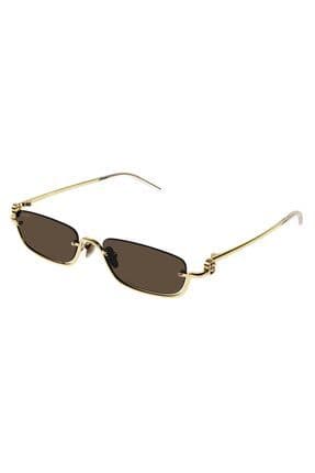 Gc1278s00155 Güneş Gözlüğü Gold Metal Çerçeveli Kahverengi Lens Uv400