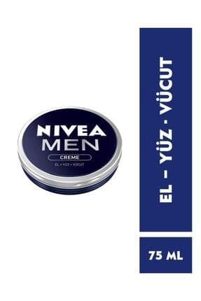MEN Erkek Creme 75ml, Yoğun Nemlendirici, Yağlı ve Yapışkan His Bırakmaz, Hızlı Emilir, El Vücut Yüz