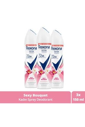 Kadın Sprey Deodorant Sexy Bouquet 150 ml X3