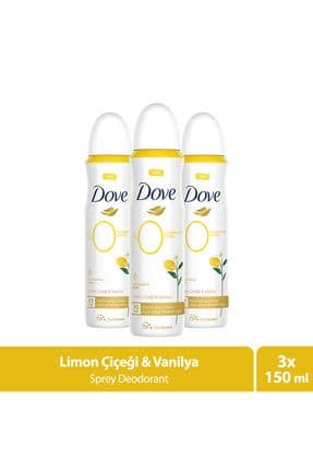 Deodorant Limon Çiçeği & Vanilya 150ml X3