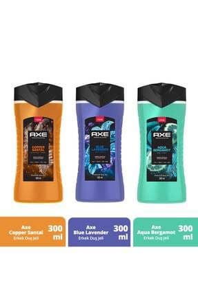 Premium Collection Duş Jeli Copper Santal 300 ml Blue Lavender 300 ml Aqua Bergamot 300 ml