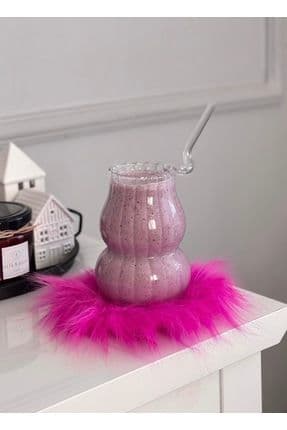 Pinterest Oval Isıya Dayanıklı Cam Bardak Kahve Bardağı
