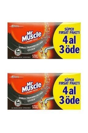 Mr. Muscle Mr Muscle Lavabo Açıcı 4 Al 3 Öde - 2 Paket