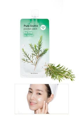 Stres Karşıtı Çay Ağacı Uyku Maskesi Pure Source Pocket Pack ( Tea Tree )