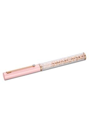 Crystalline Gloss Tükenmez Kalem, Pembe, Pembe Lakeli, Pembe Altın Rengi Kaplama