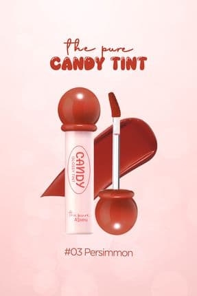 Uzun Süre Kalıcı, Parlak Bitişli, Su Bazlı Tint A'pıeu The Pure Candy Tint (NO.03 PERSİMMON)