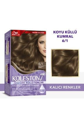 Koleston Supreme Sonsuz Işıltılı Küllü Tonlar Saç Boyası 6/1 Koyu Küllü Kumral