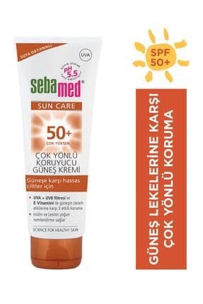 Sun Care UVA / UVB Filtresi ve E Vitamini Üçlü Yüksek Koruma Çok Yönlü Güneş Kremi 50 SPF 75 ml