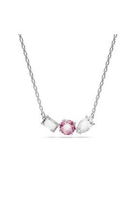 Mesmera Kolye, Karışık Kesimler, Pembe, Rodyum Kaplama