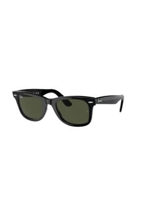 Rb 2140 901 50-22 Unisex Güneş Gözlüğü Wayfarer Siyah Asetat Çerçeve Yeşil Cam