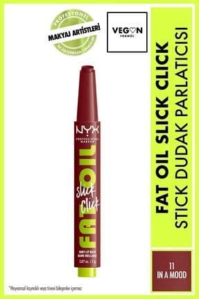 Fat Oil Slick Click Parlatıcı Nemlendirici Nude Tonlu Dudak Balmı - 11 In a Mood