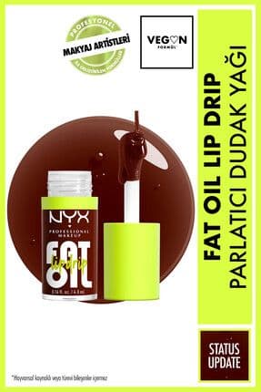 Fat Oil Lip Drip Parlatıcı Nemlendirici Bordo Tonlu Dudak Yağı - Status Update