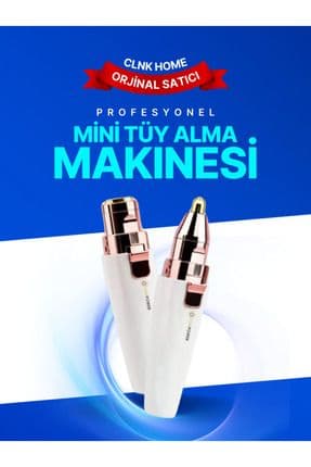 1 Adet 2 Başlıklı Mini Tüy Alma Makinesi Pil Ve Temizleme Fırçası, Seyahat Boy, Kablosuz Kullanım