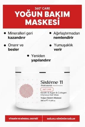Yıpranmış Saçlar Için Intensive Repair Yoğun Bakım Maskesi 350 ml 8684091004202
