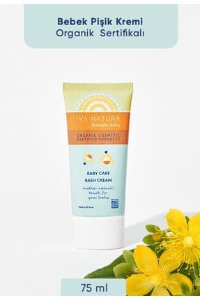 Organik Sertifikalı %98 Doğal Onarıcı Ve Önleyici Bebek Pişik Kremi Sarı Kantaron Özlü 75ml