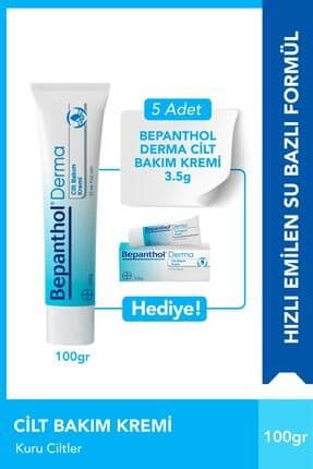 Derma Cilt Bakım Kremi 100gr & 5 Adet Cilt Bakım Kremi 3.5gr Hediye