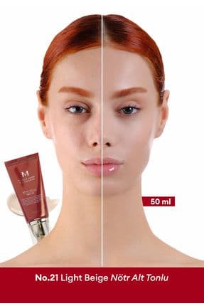 Mükemmel Kapatıcılık Sunan Çok Fonksiyonlu M Perfect Cover BB Cream Ex SPF42/PA+++ No.21 (50ml)