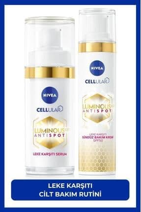 Luminous630 Leke Karşıtı Gündüz Yüz Kremi 40ml Ve Aydınlatıcı Cilt Bakım Serumu 30ml,hyaluroni