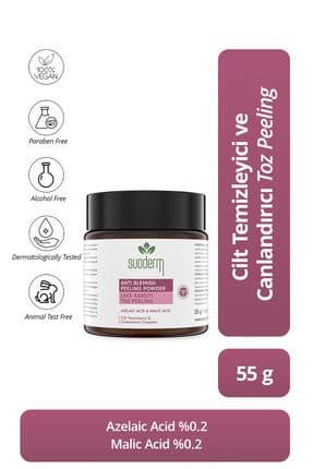 Enzim Toz Peeling Leke Karşıtı, Cilt Temizleyici Ve Canlandırıcı Kompleks Azelaic Acid & Malic Acid