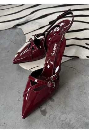 Female Bordo Rugan Stiletto