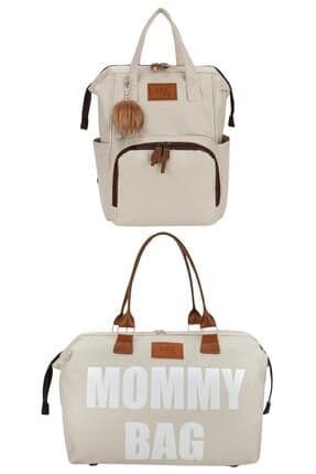 Anne Bebek Bakım Sırt Çantası Termal Biberonluk Ve Mommy Bag Anne Bebek Bakım Çantası Termal Biberon