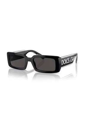 Dolce Gabbana Dg 6187 50187 53 Kadın Siyah Kemik Güneş Gözlüğü