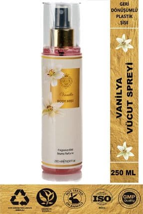 Vanilla Vücut Spreyi 250 Ml, Vanilya Aurası