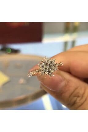 Paris Elsa Karlar Kraliçesi Tektaş Modeli 925 Ayar Gümüş