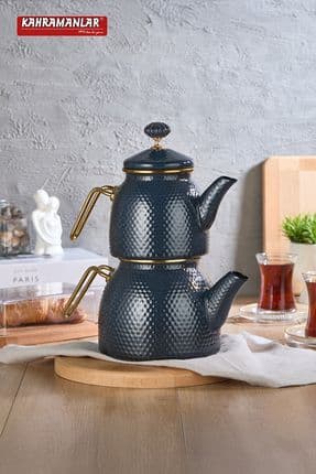 Prime Antrasit Emaye Çaydanlık Takımı