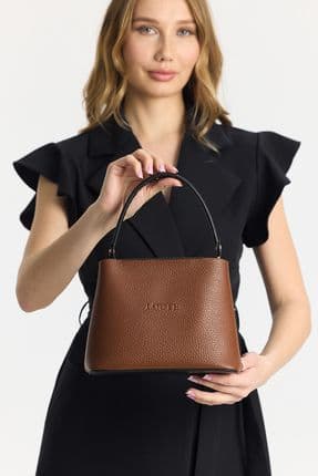 Baskılı Kadın Basic Classic Casual El ve Omuz Çantası