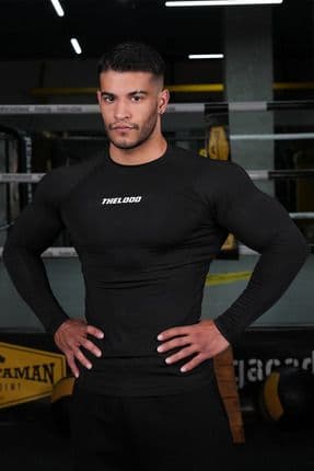 Uzun kollu Compression body Tshirt