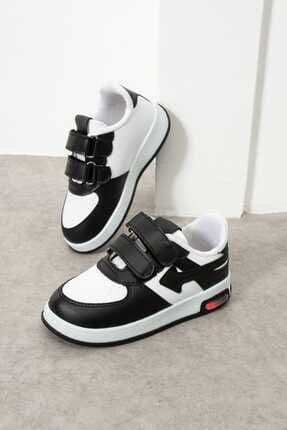 Unisex Çocuk ışıklı Lastikli Ve Cırtlı Rahat Sneaker Spor Ayakkabı