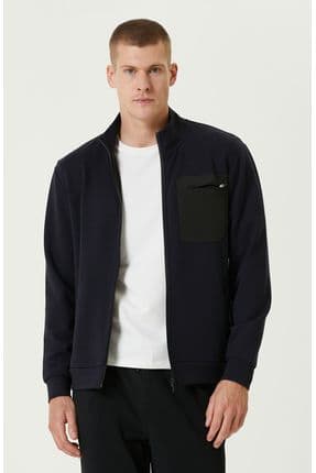Lacivert N-tech Fermuarlı Sweatshırt