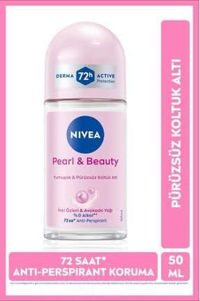 Kadın Roll-on Deodorant Pearl & Beauty 50ml, 72saat Anti-perspirant, Yumuşak Ve Pürüzsüz Koltuk Altı