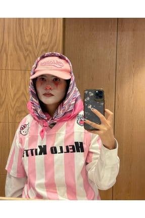 Pembe Kitty Forma V Yaka