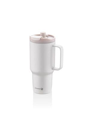 Freedom 1 Litre Bej Pipetli Bardak Termos A5577-2