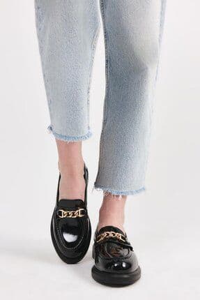 Siyah Kadın Loafer