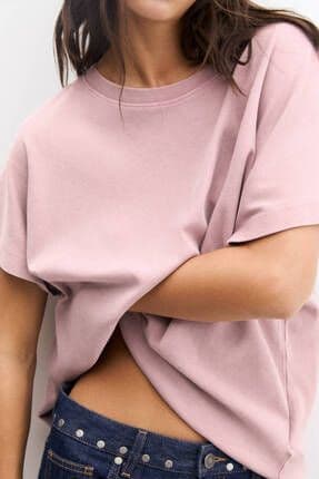 Geniş kollu oversize t-shirt