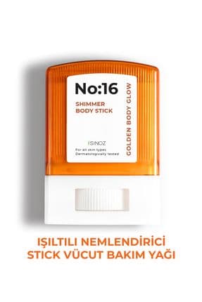 No:16 Işıltılı Nemlendirici Stick Vücut Bakım Yağı 18 gr.