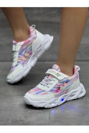One Çocuk Unisex Ortopedik Snakers Işılklı(Lambalı)Spor Ayakkabı